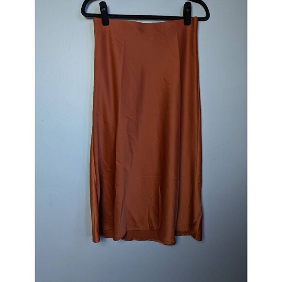 Rachel Zoe satin midi slip dress size 2 - Picture 1 of 5